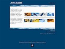 Tablet Screenshot of bluestreakcourier.com